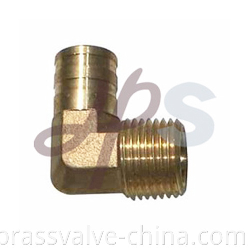 Brass 90 Male Thread Elbow Pipe Coupling H889